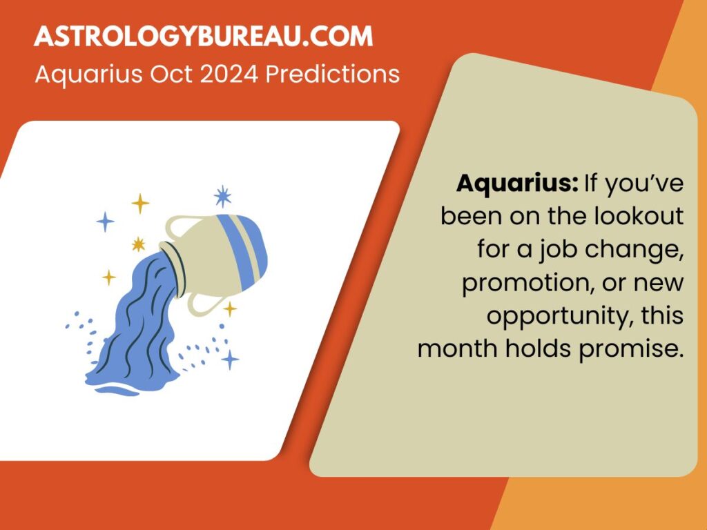 Aquarius Horoscope October 2024