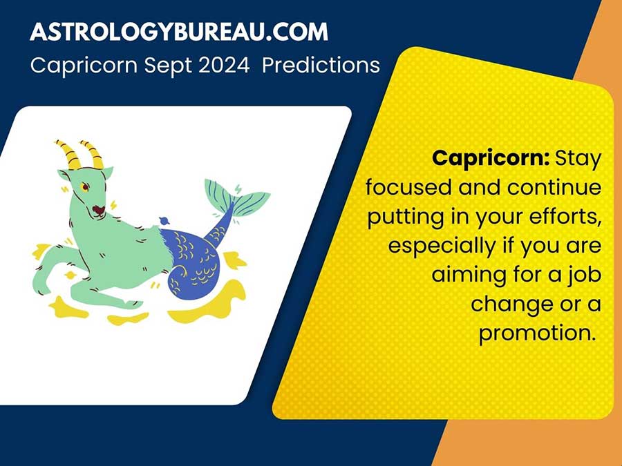 Capricorn Zodiac September 2024