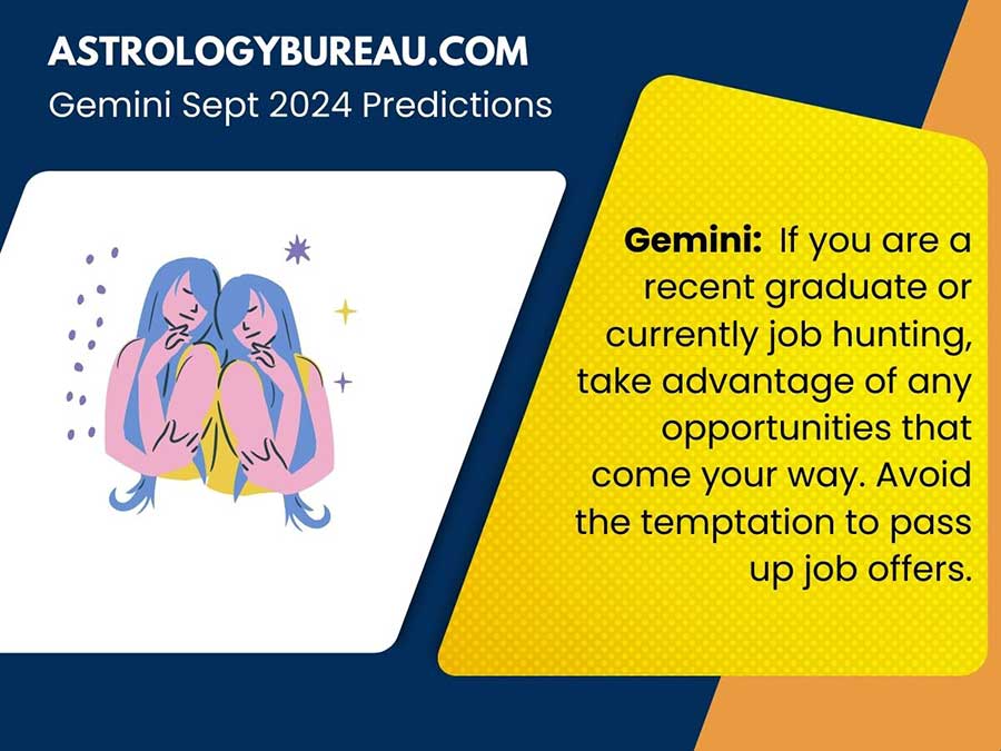 Gemini Zodiac September 2024